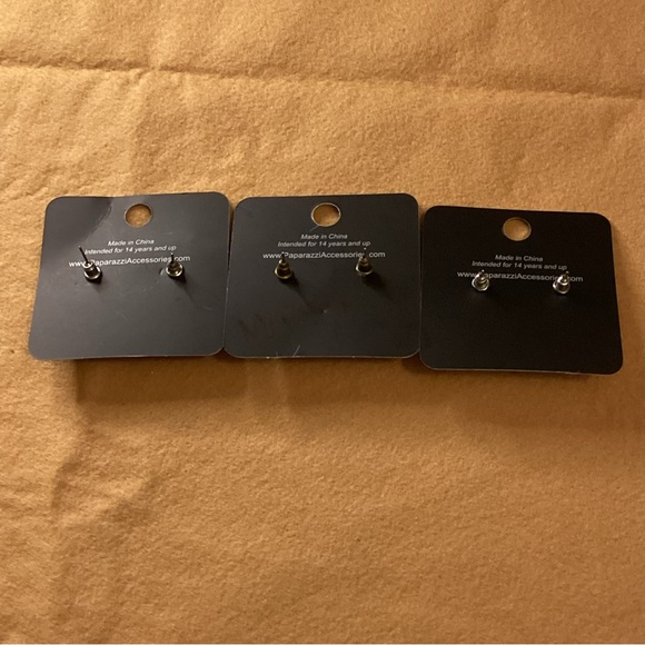 NWT paparazzi post-Earring bundle (3pairs) - Picture 2 of 5